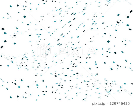 紙吹雪、16青緑、10波 紙吹雪、16青緑、10波 129746430