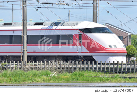 鉄道　私鉄：東武日光線　特急きぬ116号 100系 109F 129747007
