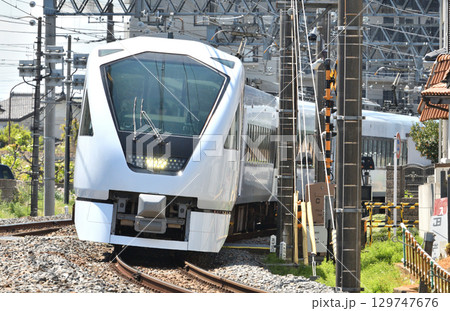 鉄道　私鉄：東武日光線　特急スペーシアX  3号  N100系 129747676