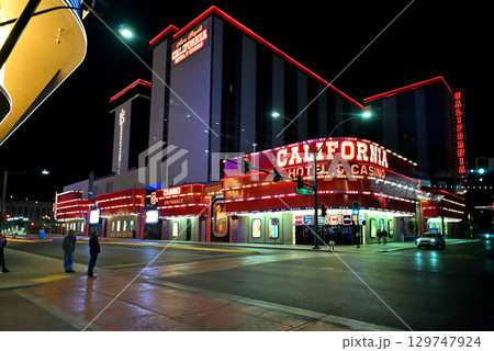 ラスベガスダウンタウンのカジノホテル ラスベガスダウンタウンのカジノホテル 129747924