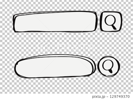 Simple search bar illustration set 129749370