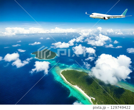 飛行機　雲　海 129749422