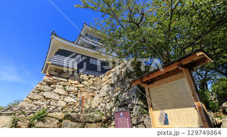 徳川家康出世の浜松城址 129749864