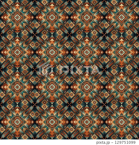 seamless pattern, graphic vector background, copy space wallpaper 129751099