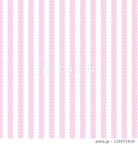 波波のピンクのストライプの背景 129751919