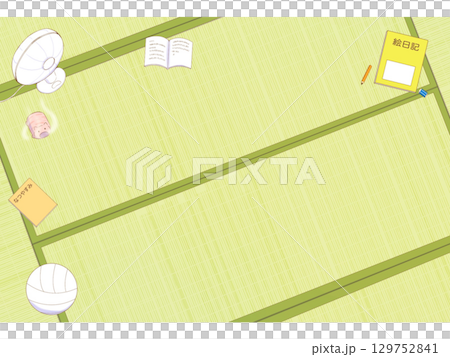 夏の畳の部屋 129752841