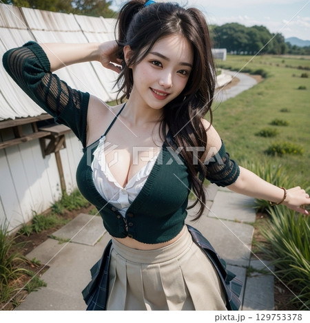 風に揺れる笑顔！！ 129753378