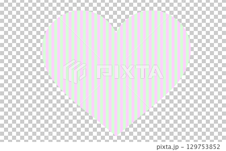 ストライプ・ボーダー/ピンク×緑ハート ストライプ・ボーダー/ピンク×緑ハート 129753852