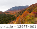 鍵掛峠から望む大山と紅葉の絶景」 129754001