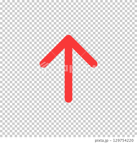 Simple rounded arrow 129754220