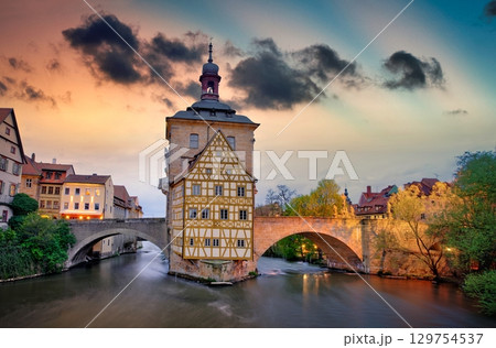 Bamberg and Sunset 129754537