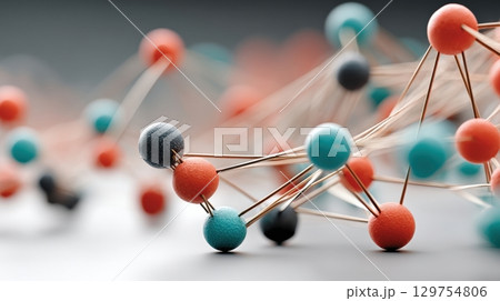 Vibrant Orange and White Flowers against a Bright Blue Sky Capturing Nature Beauty 129754806