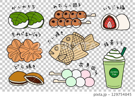 日本糖果明信片 129754845