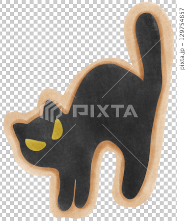 Black cat cookie Black cat cookie 129754857