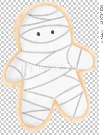Mummy cookie 129754859