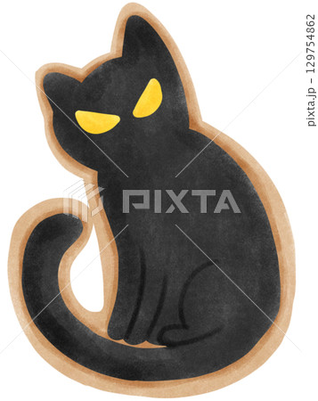 Black cat cookie Black cat cookie 129754862