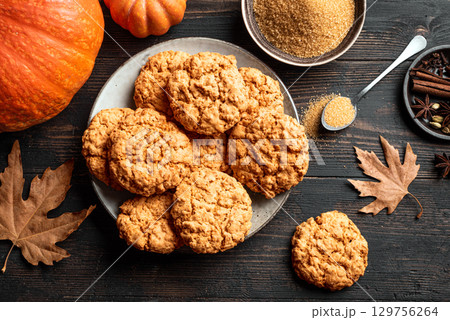 Homemade Pumpkin Spice Cookies Homemade Pumpkin Spice Cookies 129756264