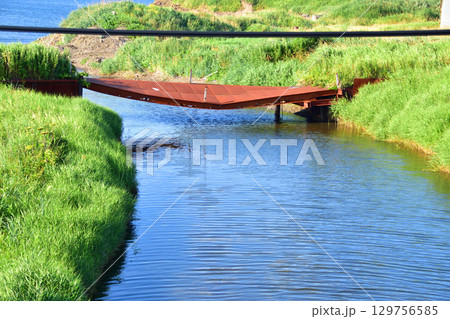 北海道根室市道道35号サンコタン橋からノッカマップ橋までの風景 129756585