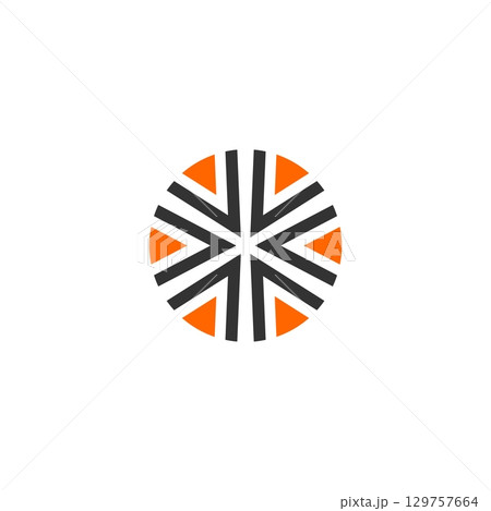 Colorful Circle Star Logo Template Illustration Design. Vector EPS 10. Colorful Circle Star Logo Template Illustration Design. Vector EPS 10. 129757664