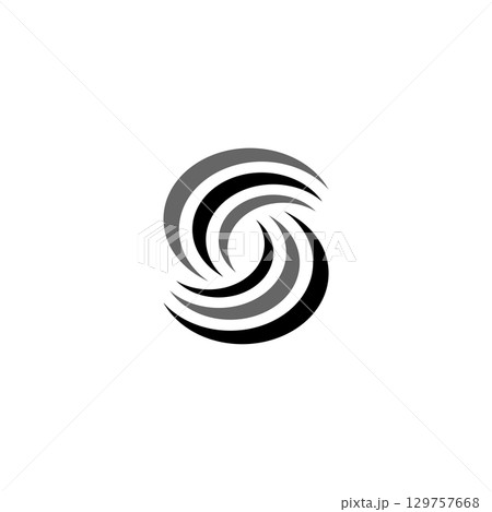 S Letter Swoosh Logo Template Illustration Design. Vector EPS 10. S Letter Swoosh Logo Template Illustration Design. Vector EPS 10. 129757668