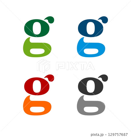 set G Letter Logo Template Illustration Design. Vector EPS 10. 129757687