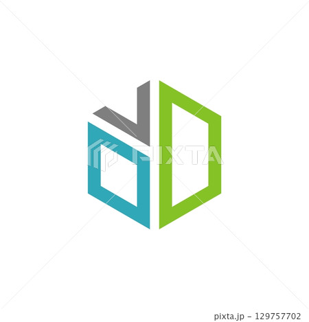 O V D Letter Hexagon Logo Template Illustration Design. Vector EPS 10. O V D Letter Hexagon Logo Template Illustration Design. Vector EPS 10. 129757702