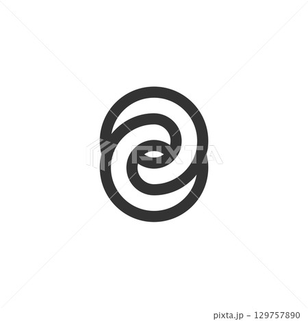 Circle Infinity Line Logo Template Illustration Design. Vector EPS 10. Circle Infinity Line Logo Template Illustration Design. Vector EPS 10. 129757890