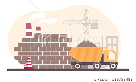 under construction site under construction site 129758482