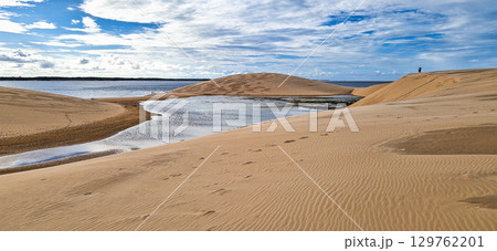 Dunas do Mouro at Ilha do Caju, Ilha das Canarias, Brazil. Delta do Parnaiba and Delta das Americas 129762201