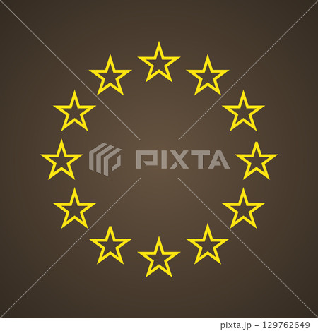 Symbol from the flag of European Union Symbol from the flag of European Union 129762649