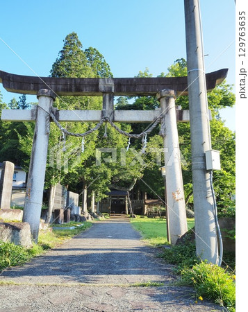 長野県　霜降宮　細野諏訪神社　8月 129763635