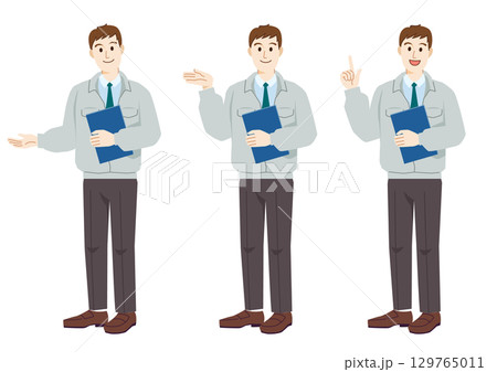 作業着男性 129765011