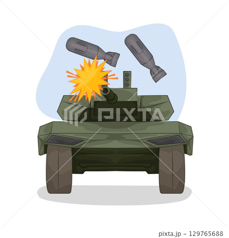 Illustration of Tank Illustration of Tank 129765688