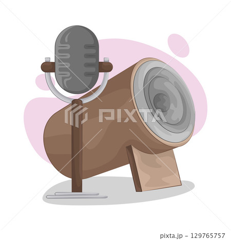 Illustration of Speaker Illustration of Speaker 129765757