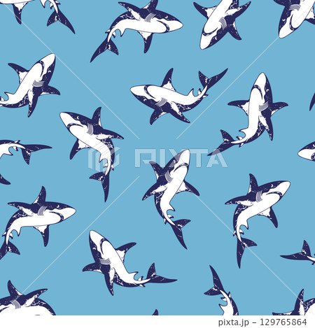 サメの総柄, 129765864