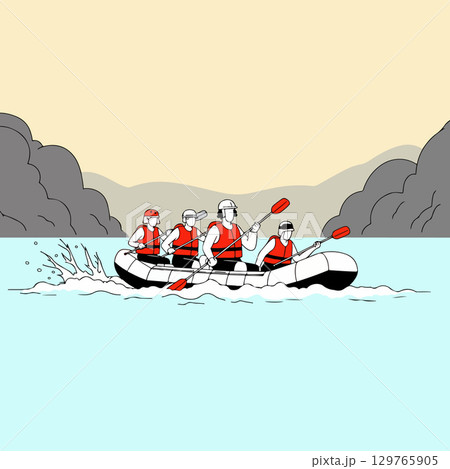 Rafting Adventure 129765905