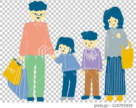 喜歡購物的家庭 喜歡購物的家庭 129765938