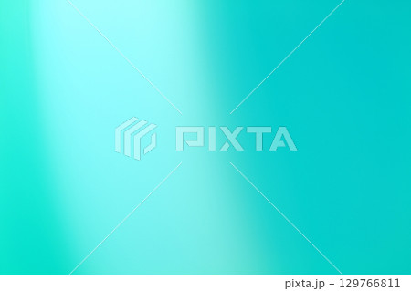 青、緑色系くすみカラー　ゆるやかなライン背景 129766811