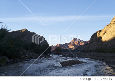 Sunrise at the Tianshan Mysterious Grand Canyon, Xinjiang, China Sunrise at the Tianshan Mysterious Grand Canyon, Xinjiang, China 129766815