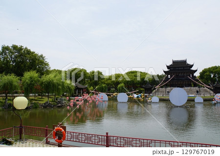 蘇州、盤門の風景 中国 蘇州、盤門の風景 中国 129767019