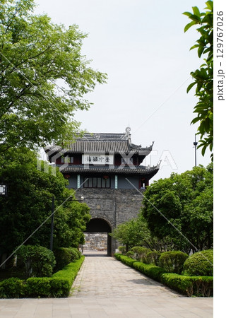 蘇州、盤門の風景 中国 蘇州、盤門の風景 中国 129767026