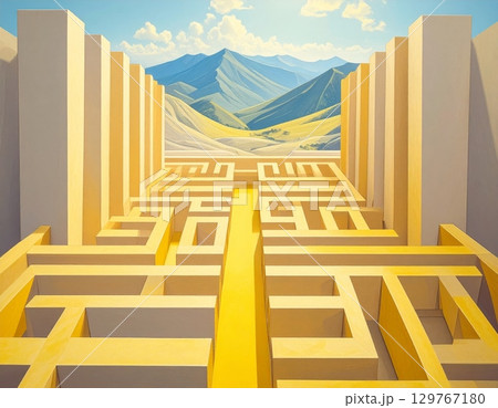 Autumn mountain landscape in Peru with ancient Inca stone architecture and grass ruins on a summer day under a cloudy sky Autumn mountain landscape in Peru with ancient Inca stone architecture and grass ruins on a summer day under a cloudy sky 129767180