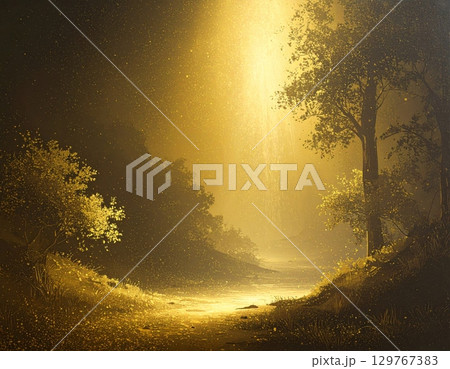 Shiny, textured metallic gold plate with a brushed steel spotlight on a brown and grey background Shiny, textured metallic gold plate with a brushed steel spotlight on a brown and grey background 129767383