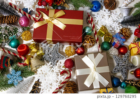 クリスマスイメージ背景 クリスマスイメージ背景 129768295