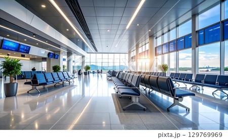 空港の待合室 129769969