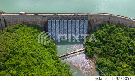 Aug 16 2025 Historic Tai Tam Tuk Reservoir Dam View 129770052