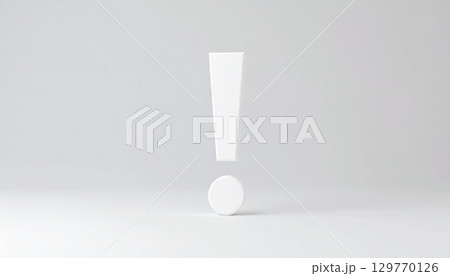 びっくりマーク 129770126