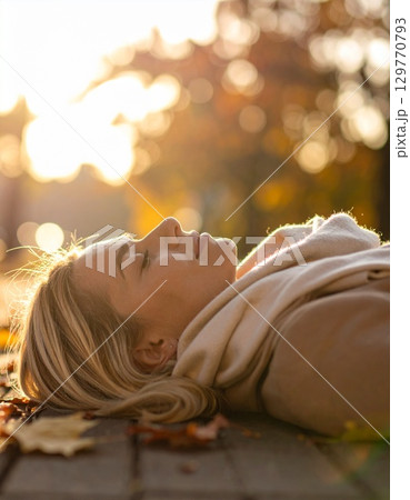 体調不良の人 129770793