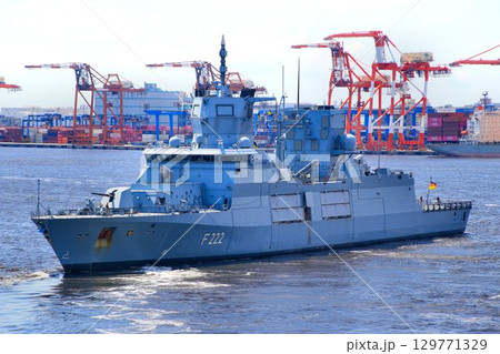 自由で開かれたインド太平洋を護る為に来日… ドイツ海軍フリゲート艦『バーデン＝ヴュルテンベルク』 129771329