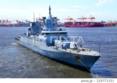 自由で開かれたインド太平洋を護る為に来日… ドイツ海軍フリゲート艦『バーデン＝ヴュルテンベルク』 129771331